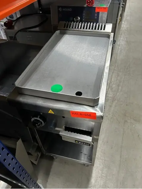 Basic stegeplade på gas, brugt