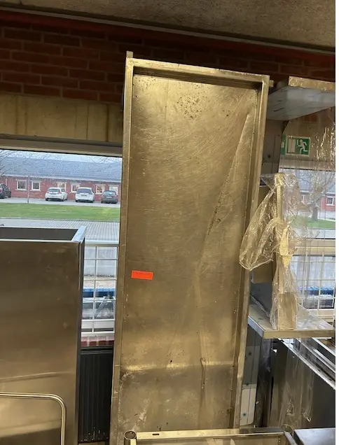 stålbord med nedfældning 2400x700x850 brugt