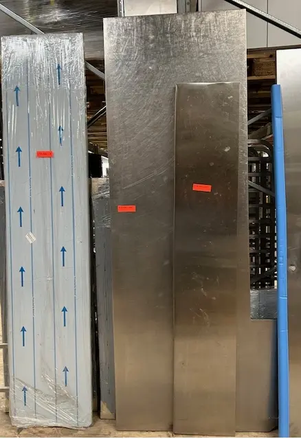 stålbordplade 2300×700 brugt