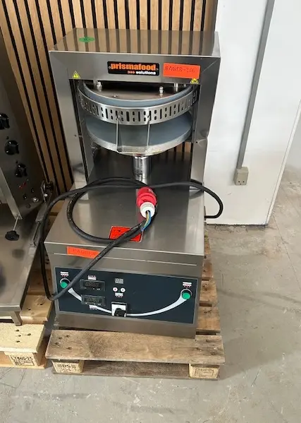 pizzapresser fra prismafood, brugt – 14 dages garanti. Du kan tilkøbe 12 mdr. for 799 kr.