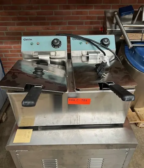 Bartscher dobbelt friture, brugt