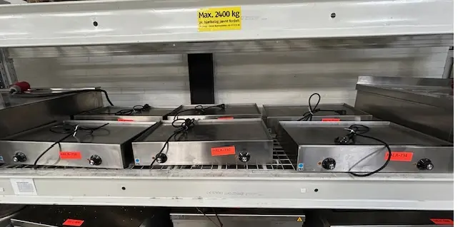 stegeplade fra FKI model GL6036 brugt