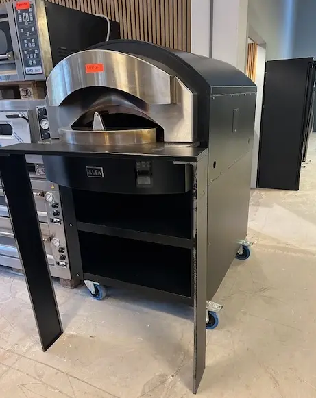 Elektrisk pizzaovn fra Alfa, brugt – 14 dages garanti. Du kan tilkøbe 12 mdr. for 799 kr.