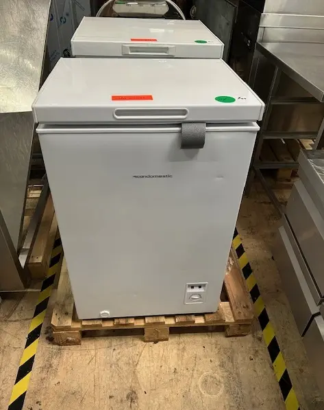 kummefryser fra Scandomestic, brugt – 14 dages garanti. Du kan tilkøbe 12 mdr. for 799 kr.