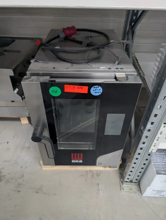 EKA 6 siks kompaktovn, brugt – 14 dages garanti. Du kan tilkøbe 12 mdr. for 799 kr.