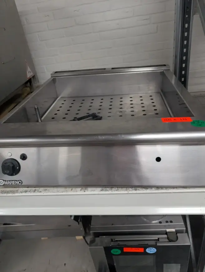Bain Marie til 2/1 gn brugt- 14 dages garanti. Du kan tilkøbe 12 mdr. for 799 kr.