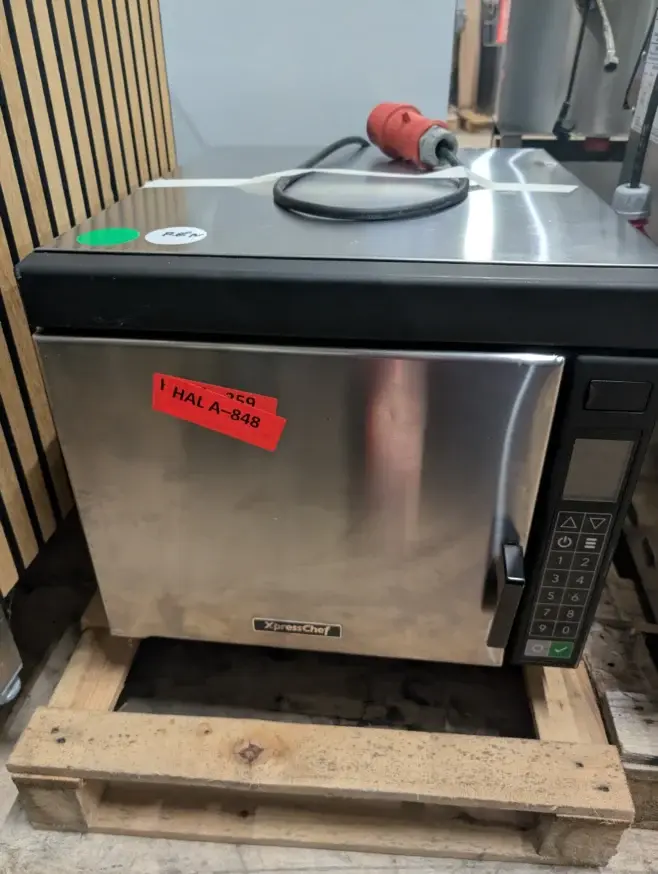 Xpresschef turboovn brugt – 14 dages garanti. Du kan tilkøbe 12 mdr. for 799 kr.